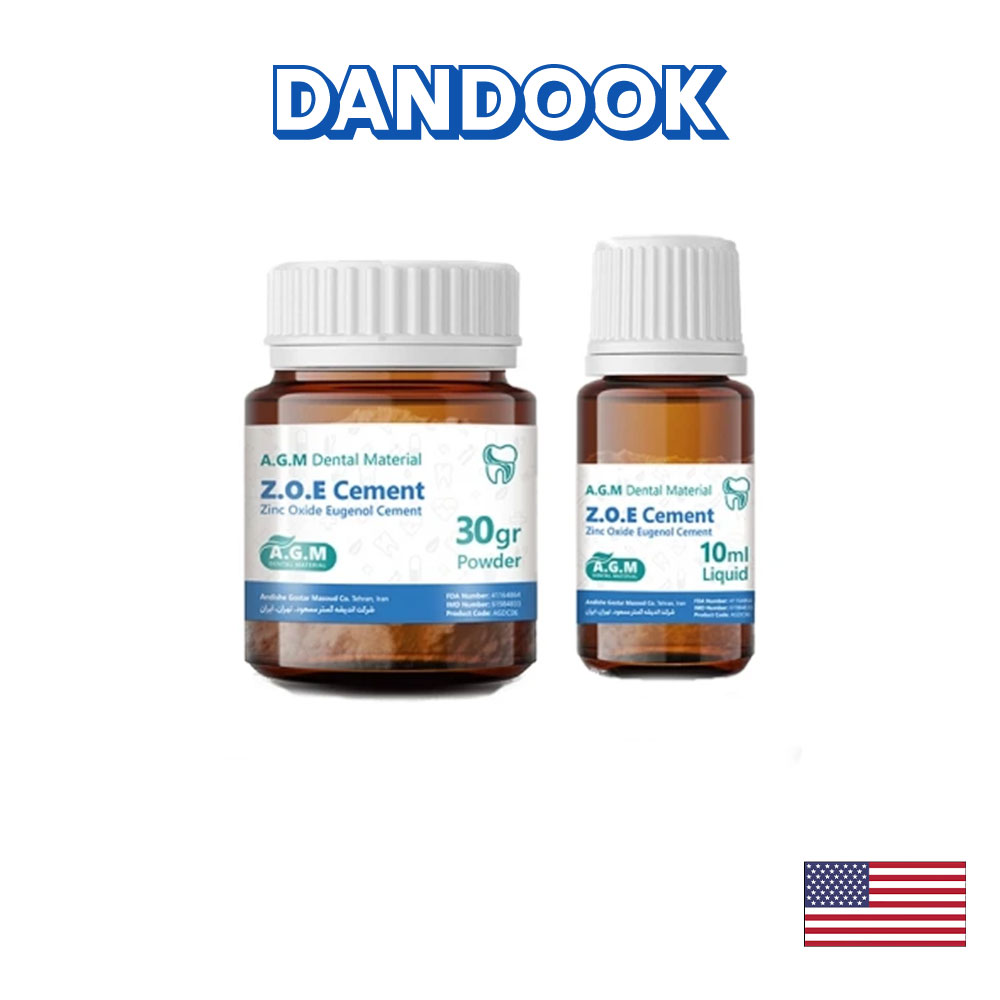 سمان موقت زینک اکساید اوژنول مستردنت Zinc Oxide Eugenol Temporary Cement