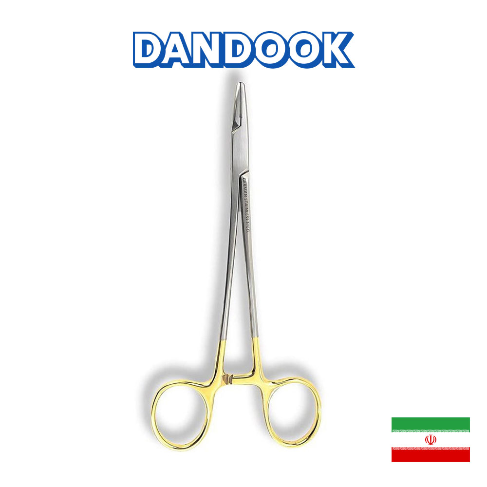 سوزن گیر دسته طلایی TC فتاح طب