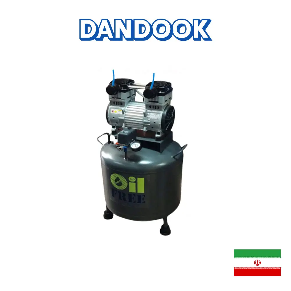 کمپرسور دندانپزشکی ۴۰ لیتری ۷۵۰ وات اویل فری