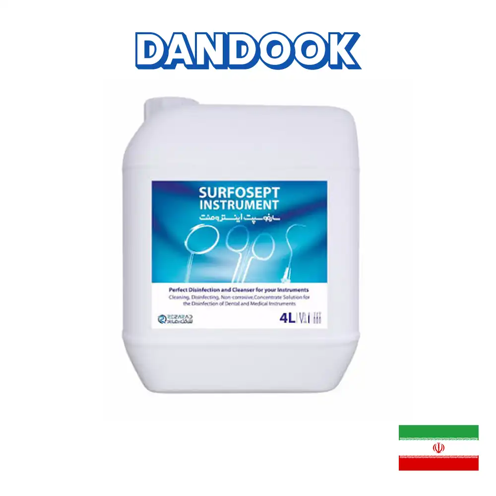 محلول ضدعفونی ابزار سارفوسپت ۴ لیتری